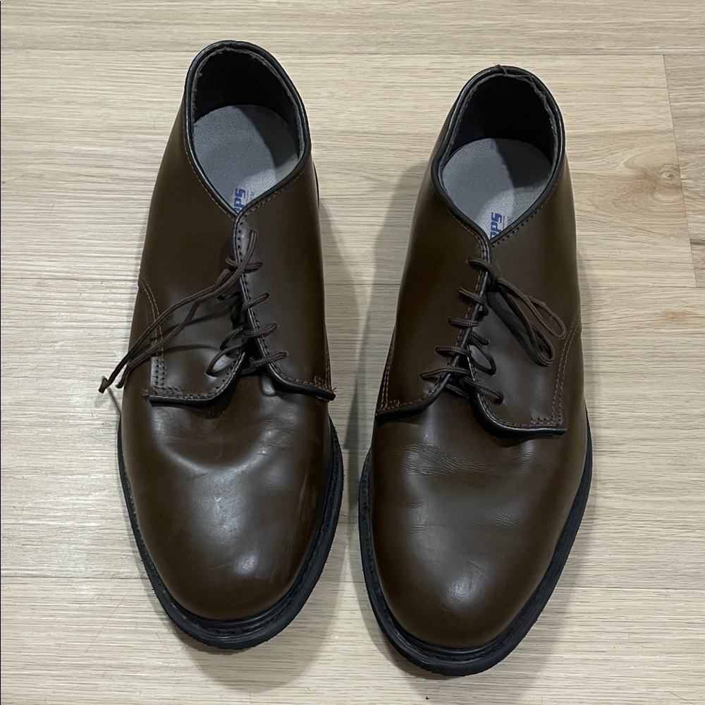 Shoes For Crews Classic Brown Men's Oxfords